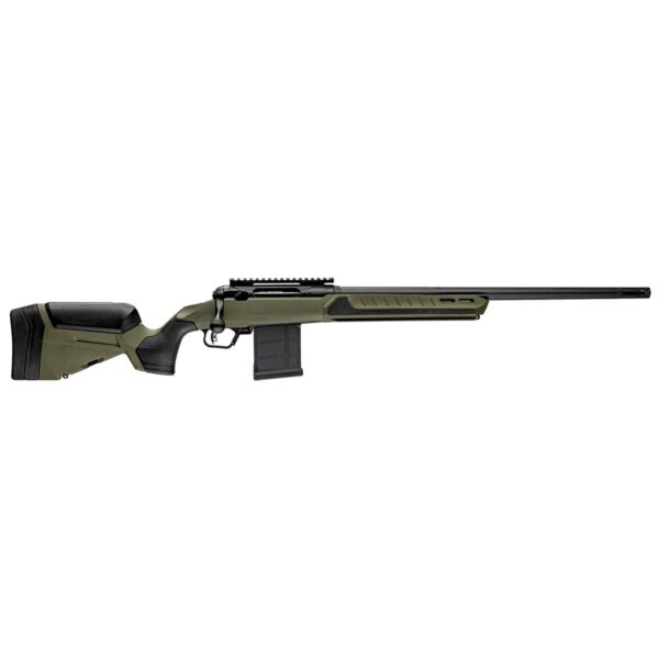 Savage 110 Core Hunter Predator Rifle 5.56mm 10rd Magazine 22″ Threaded Barrel Hunter Green Synthetic Stock