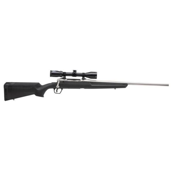 Savage Arms Axis II XP 7mm-08 Rem Stainless 22″ Bolt-Action Scope Package