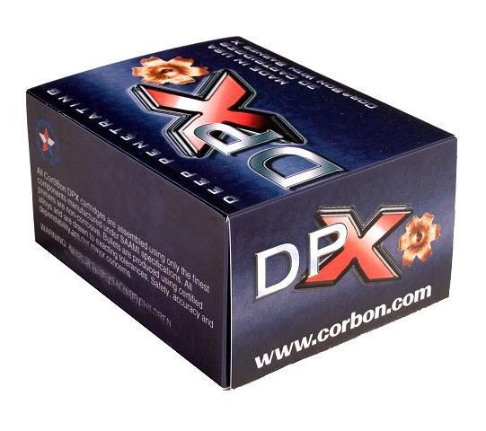 COR-BON DPX Ammunition, .380 ACP, 80 Grain, Copper Hollow Point, 20-Round Box