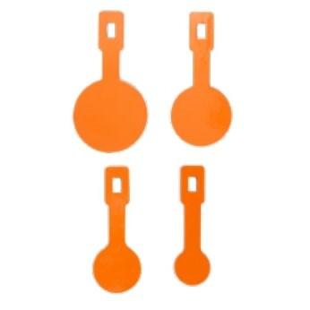 Champion Impact Steel Hanging Gong Targets 1/4″ Rimfire Orange