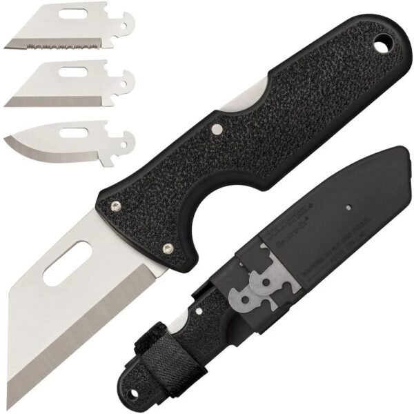 Cold Steel Click-N-Cut Exchangeable Blade Knife Black BDS – 2-1/2″ Blade Satin