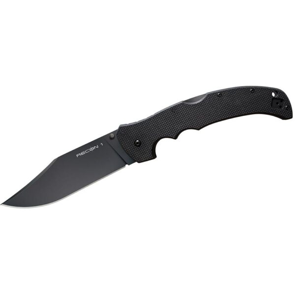 Cold Steel Recon XL Folding Knife 5-1/4″ Clip Point Blade Black