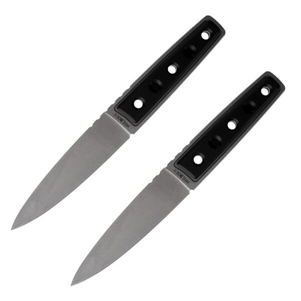 Cold Steel Stickman Holdout Fixed Throwing Knife 5-1/2″ Dagger Blade Black 2/ct