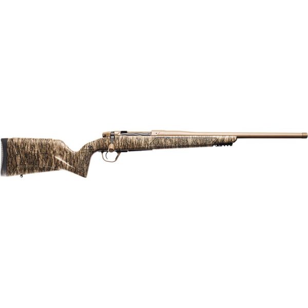 Christensen Evoke Rifle 243 Win 4rd Magazine 20″ FDE Cerakote Barrel Mossy Oak Polymer Stock