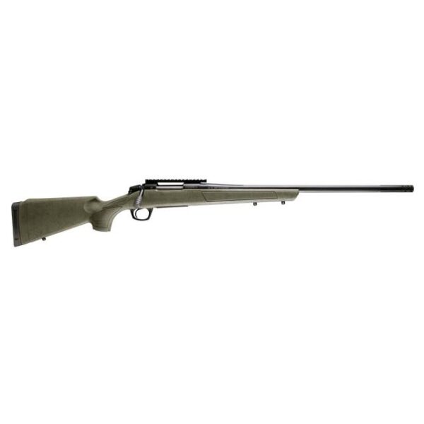 CVA Cascade XT Rifle .308 Win 4rd Capacity 22″ Threaded Cerakote Black Barrel OD Green/Black Web Stock Pic Rail