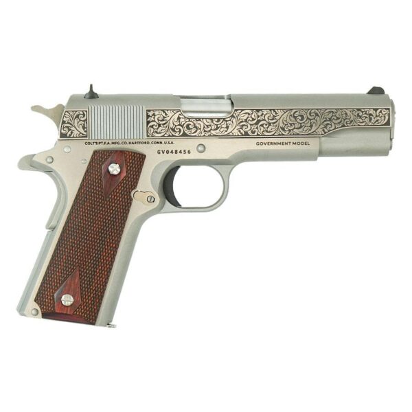 Colt Government Model .45 ACP 1911 Semi-Auto Pistol Filigree Frame and Barrel