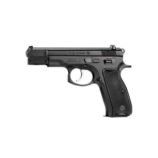 CZ 75B Anniversary Elite 9mm DA/SA Pistol 4.6″ Steel 16rd