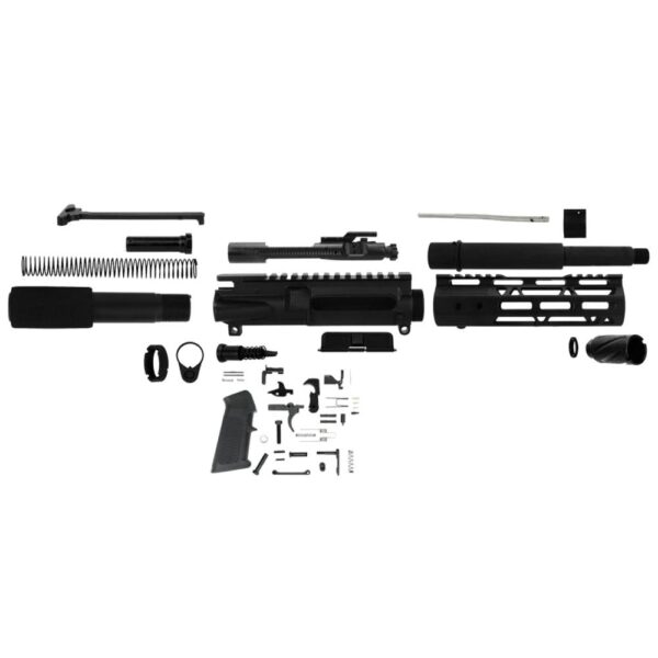 TacFire 7.5″ Unassembled AR 300 Blackout Pistol Build Kit with Lower Parts Kit