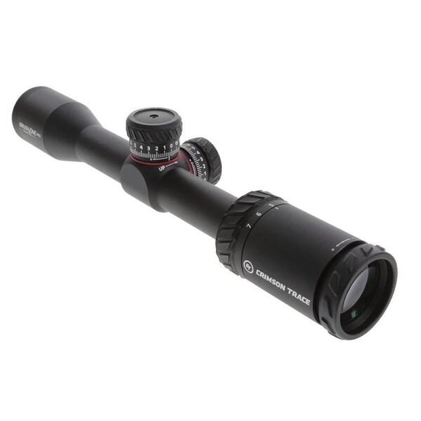 Crimson Trace Brushline Pro Rifle Scope – 2-7x32mm 1″ SFP BDC Rimfire