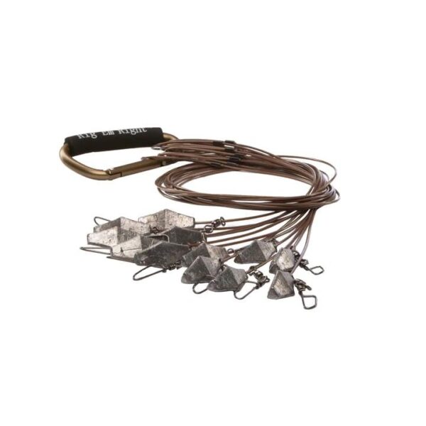 Rig’Em Right Xtreme Coated Cable Decoy Anchors 36″ 3oz 12/ct