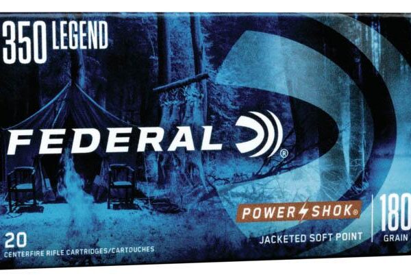 Federal Power-Shok Rifle Ammunition .350 Legend 180 gr SP 2100 fps 20/ct