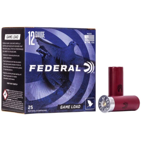 Federal Game-Shok Upland Game – Game Load – 12ga 2-3/4″ 1oz. #8-Shot 25/Box