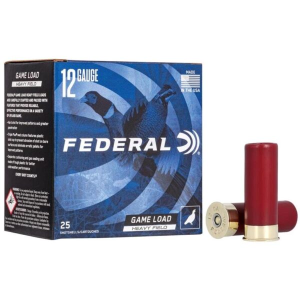 Federal Game-Shok Upland Game Heavy Field Load 12 ga 2 3/4″ MAX 1 1/4 oz #5  – 25/box