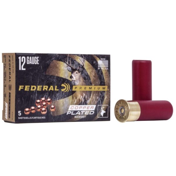 Federal Premium Vital-Shok 12 ga 2-3/4″ 9 plts #00 1325 fps 5/ct