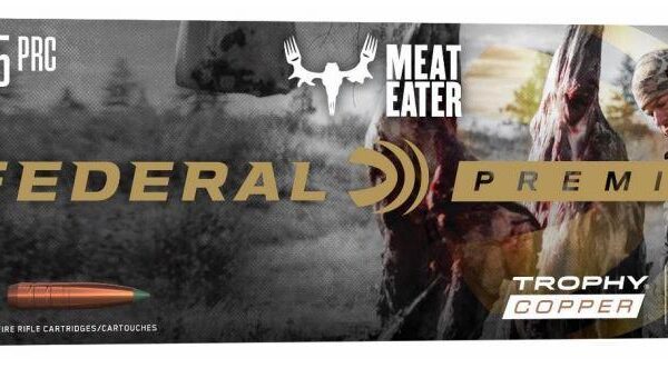 Federal Trophy Copper Rifle Ammunition 6.5 PRC 120 gr TC 3100 fps 20/ct