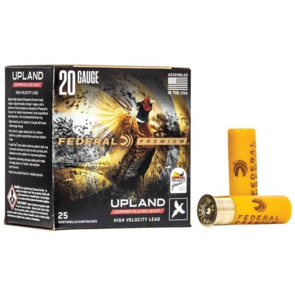 Federal Premium Wing-Shok Pheasants Forever High Velocity – 20ga 2-3/4″ 1oz. #5-Shot 25/Box