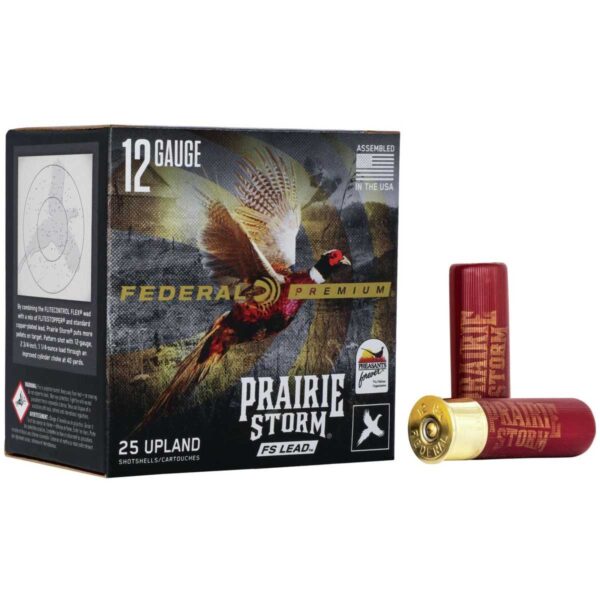 Federal Prairie Storm FS Lead Shotshells 12 ga 3″ 1-5/8oz 1350 fps #6 25/ct