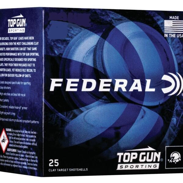 Federal Top Gun Sporting Shotshells 28 ga 2-3/4″ 3/4 oz 1330 fps #8 25/ct