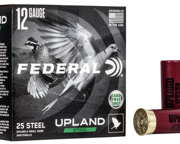 Federal Upland Steel Shotshell 12 ga 2-3/4″ 1oz 1400 fps #7.5 25/ct