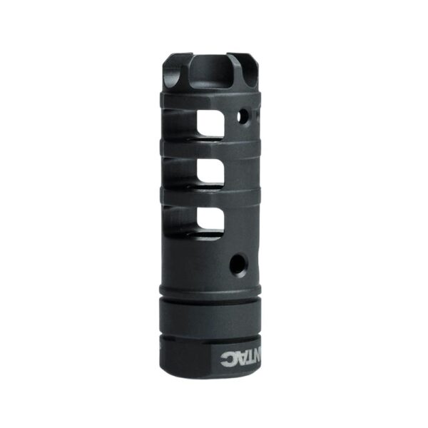 Lantac Dragon Muzzle Brake 9mm Luger 2.66″ 1/2×28 Thread with Dead Air Xeno Mount