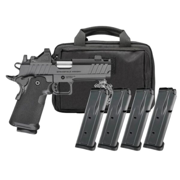 Springfield Armory DS Prodigy Comp 9mm Gear-Up Pistol 4.25″ Black Viridian