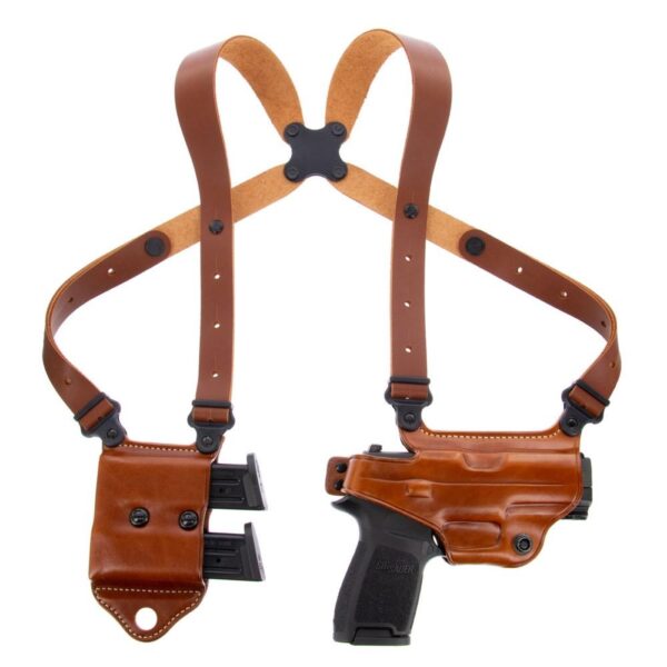 Galco Miami Classic II Shoulder System Holster for Colt 1911 5″ Tan RH