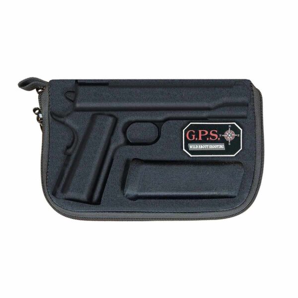 G-Outdoors Compression Molded Pistol Case for 1911 size Pistols – Black