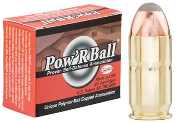 Glaser Pow’RBall Handgun Ammunition .45 ACP 165 gr JHP 1225 fps 20/box