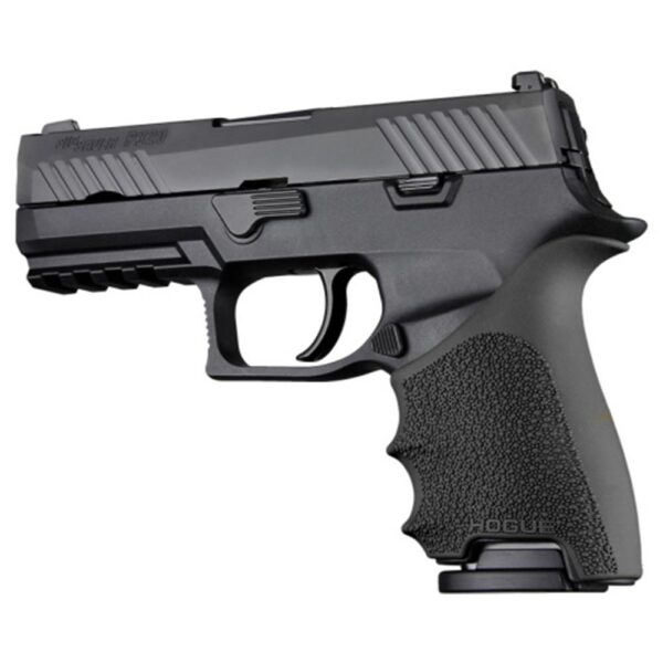 Hogue HandAll Beavertail Handgun Grip Sleeve for Sig Sauer P320 Compact Black