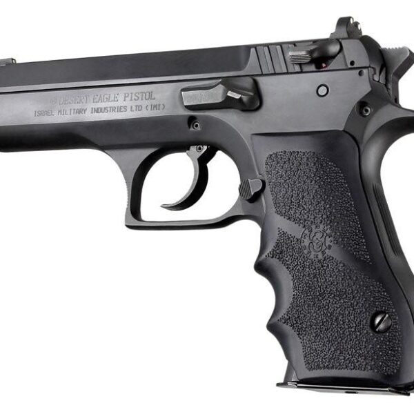 Hogue Magnum Research Baby Eagle .40/9mm Jericho & Uzi Eagle Rubber Grips with Finger Grooves