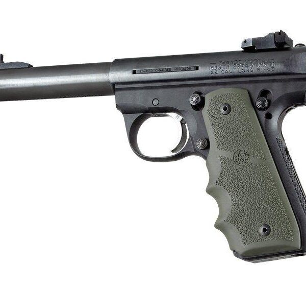 Ruger 22/45 RP Rubber Grip with Finger Grooves OD Green