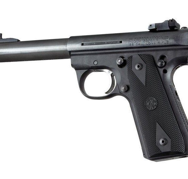 Ruger 22/45 RP Rubber Grip Panels Checkered W/Diamonds