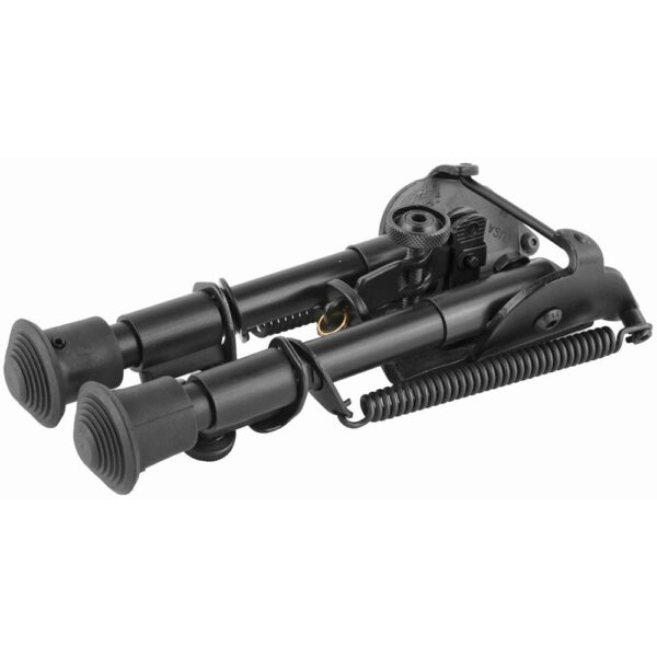 Harris Bipods BR2 Rotating Self Leveling Bipod 6″-9″ Black