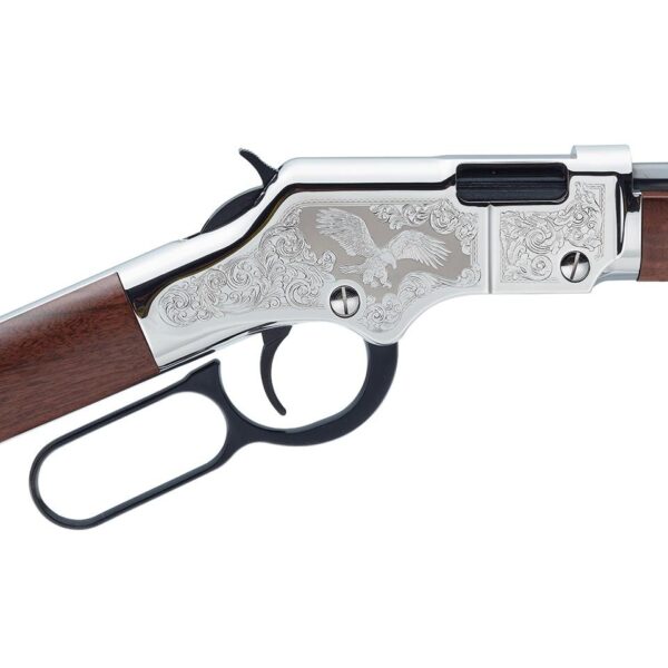 Henry Silver Eagle .22 S/L/LR Lever-Action 20″ Chrome Receiver Walnut 21-rd