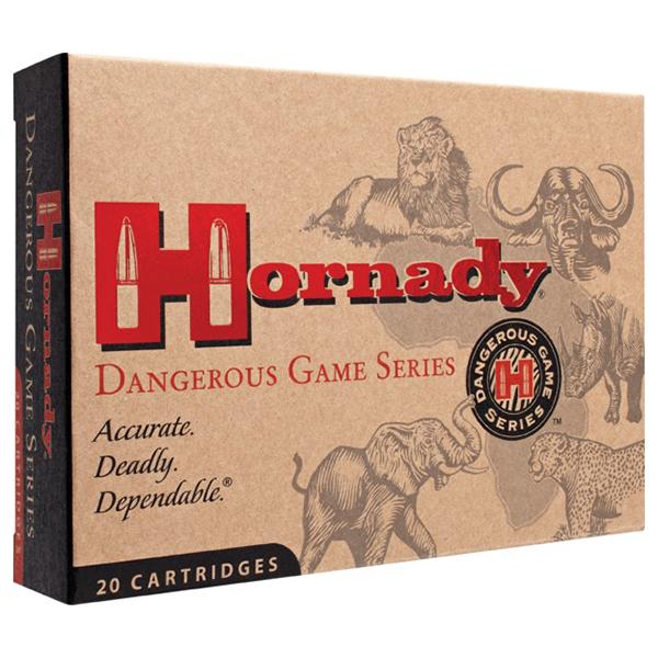 Hornady Dangerous Game Series Rifle Ammunition .375 H&H 300 gr DGS 2530 fps – 20/box