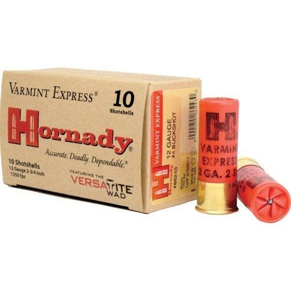 AMMO 12GA #4 BUCKSHOT 2-3/4″ VARMINT EXPRESS