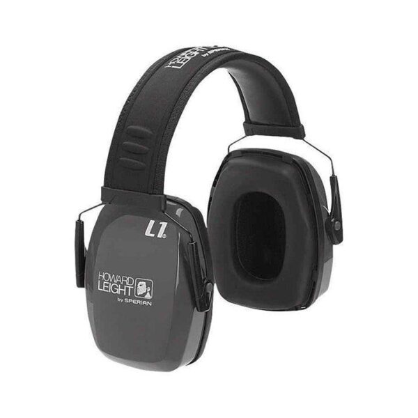 Howard Leight Leightning L1 Slimline Passive Earmuff – Black/Gray