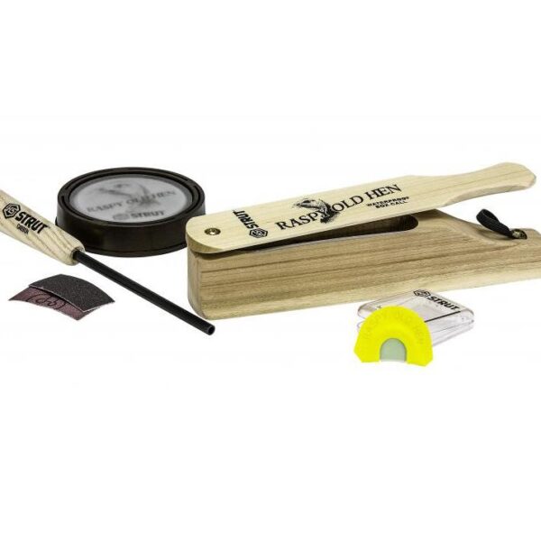 HS Strut Raspy Old Hen Turkey Call Combo Kit