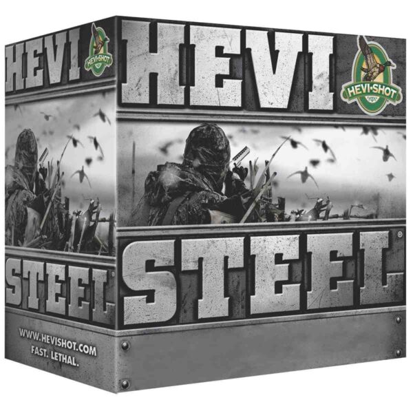 HEVI-SHOT HEVI-Steel Shotshells 12 ga 3-1/2″ 1-3/8oz 1550 fps #BB 25/ct