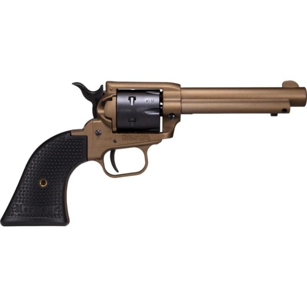 Heritage Rough Rider .22 LR SA Revolver 4.75″ 6-Round Burnt Bronze Cerakote