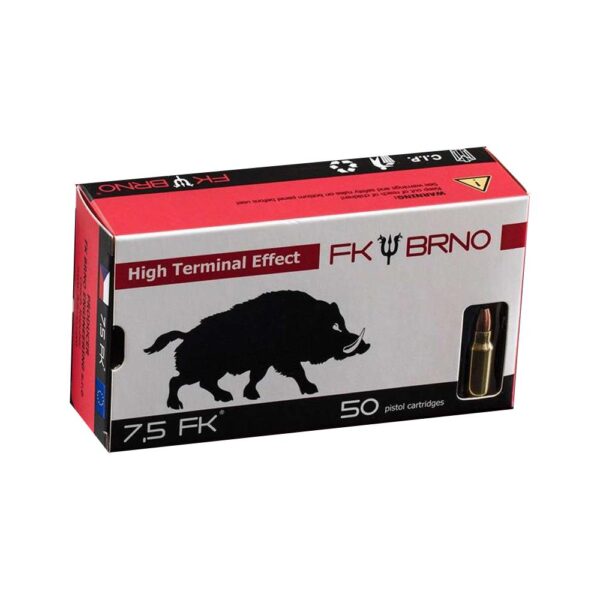 F5 Ammunition 7.5 FK (50/BOX) 95 Grain Copper Nose-Dicarding Hollow Point