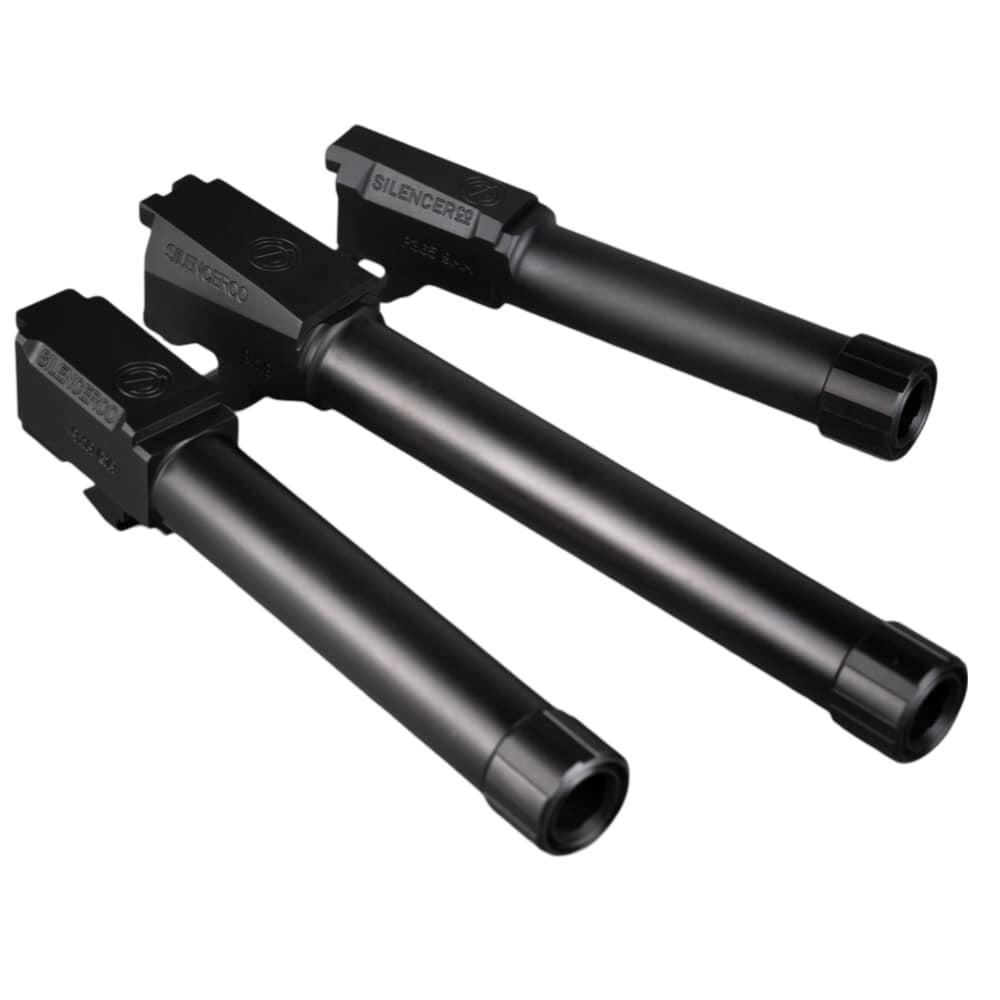 SilencerCo Threaded Barrel for Sig P320 Compact 9mm Luger 1/2x28 4.5" Black
