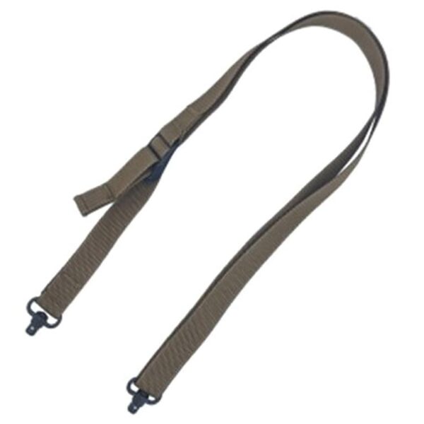 TacShield Sport Ridge 2 Point Rifle Sling 1″ Wide QD Swivels Coyote Brown