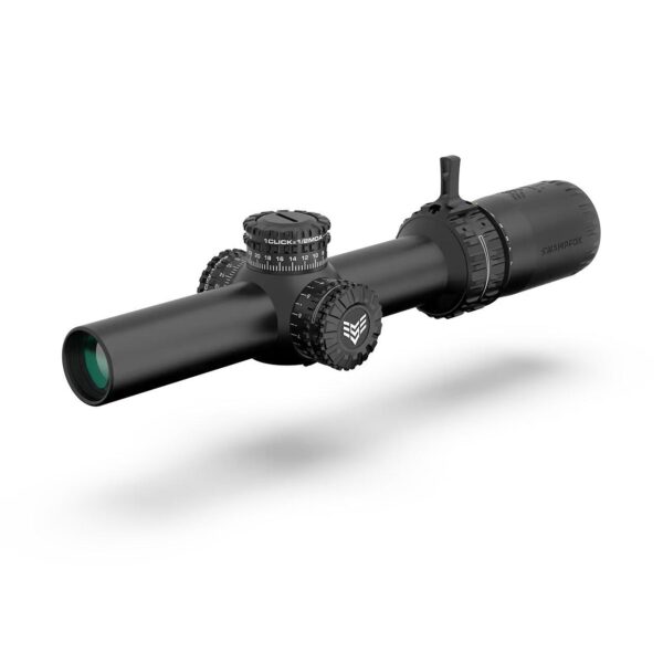 Swampfox Arrowhead Series LPVO Rifle Scope 1-6×24 30mm SFP IR Guerrilla Dot Red MIL Illum