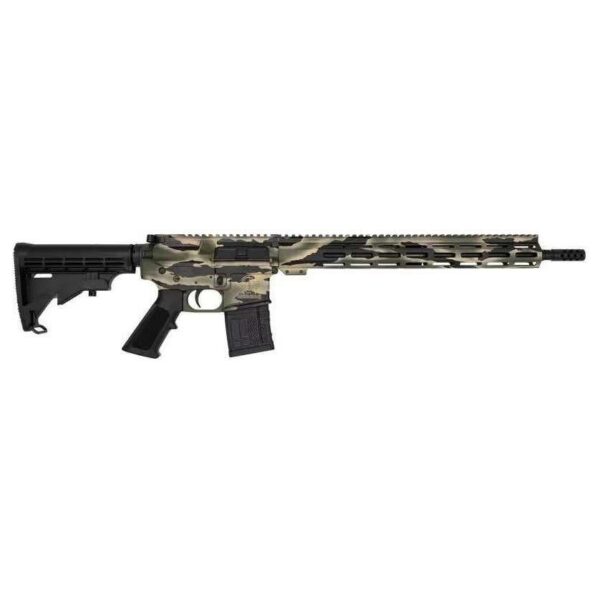 GLFA .223 Wylde Rifle .223 Wylde 30rd Magazine 16″ Threaded Barrel Green Camo