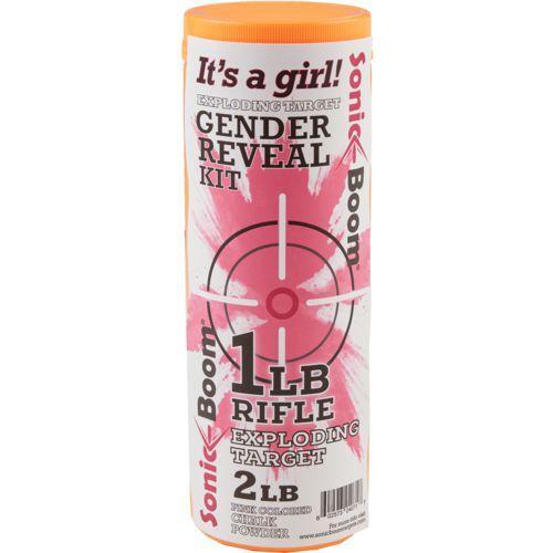Exploding Rifle Target – Gender Reveal Kit – Girl