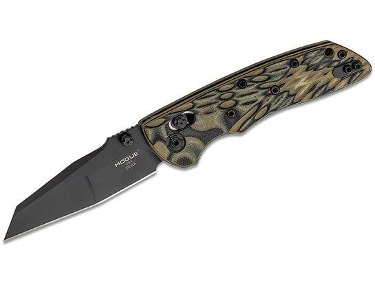 Hogue Deka ABLE Lock Folding Knife 3-1/4″ Wharncliffe Blade Black Cerakote Finish G-Mascus Green