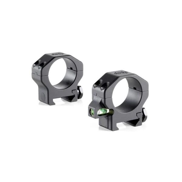 RPM Precision 34mm Low (.885”) Scope Rings with Co-linear Bubble Level