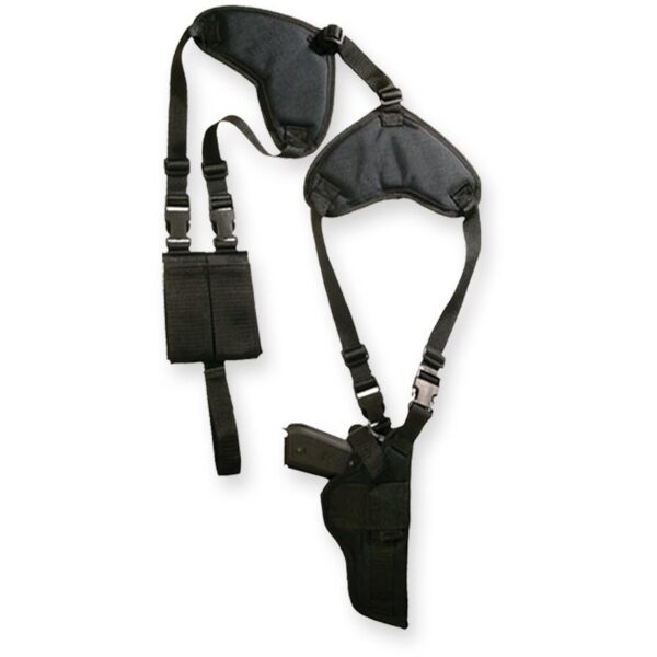 Bulldog Deluxe Shoulder Holster for Standard Autos 2″ – 4″ Barrels Black Ambi