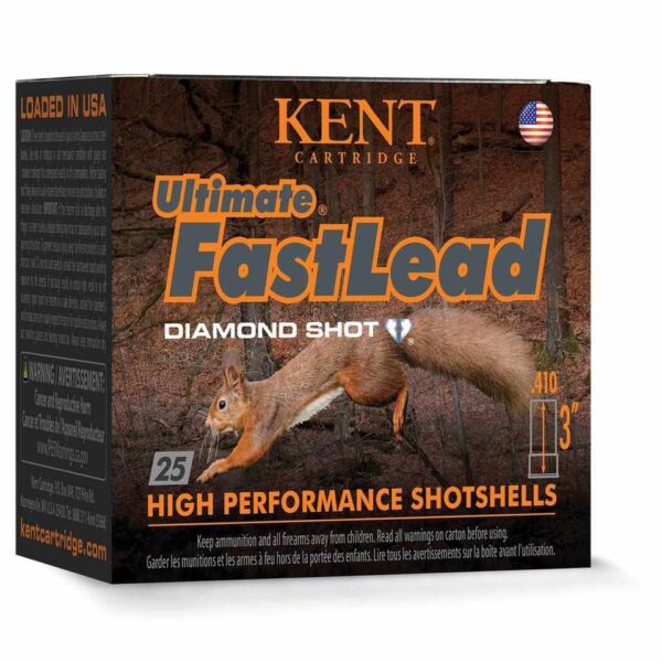 Kent Ultimate FastLead Upland Shotshell 410ga 3″ 11/16oz 1150 fps #7.5 25/ct